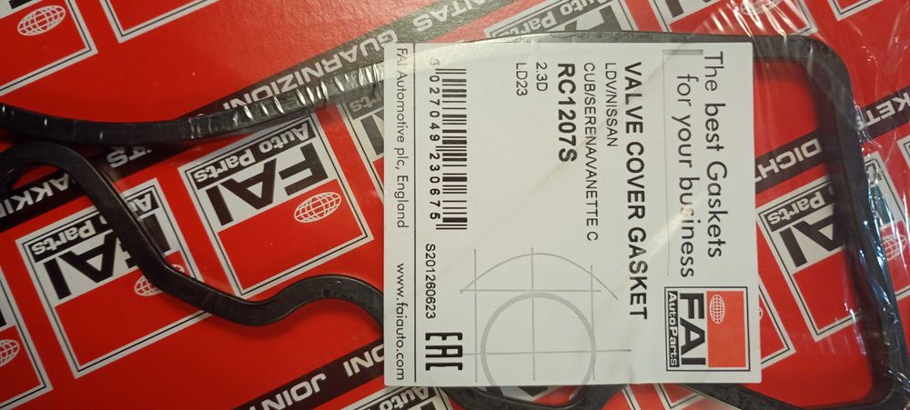 Прокладка кришки клапанів FAI AUTOPARTS RC1207S (2.3D)