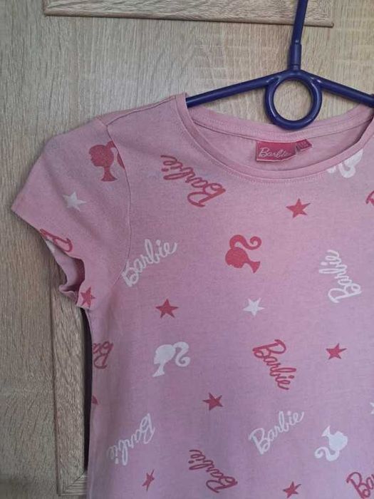Długa piżama koszula nocna dla dziewczynki Barbie 122/128 cm
