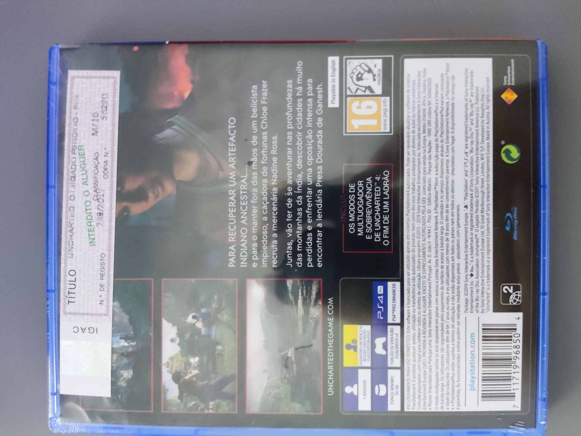 [PS4] Uncharted: Legado Perdido SELADO