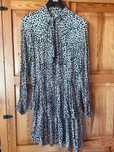 Billabong leopard dress S 100% rayon