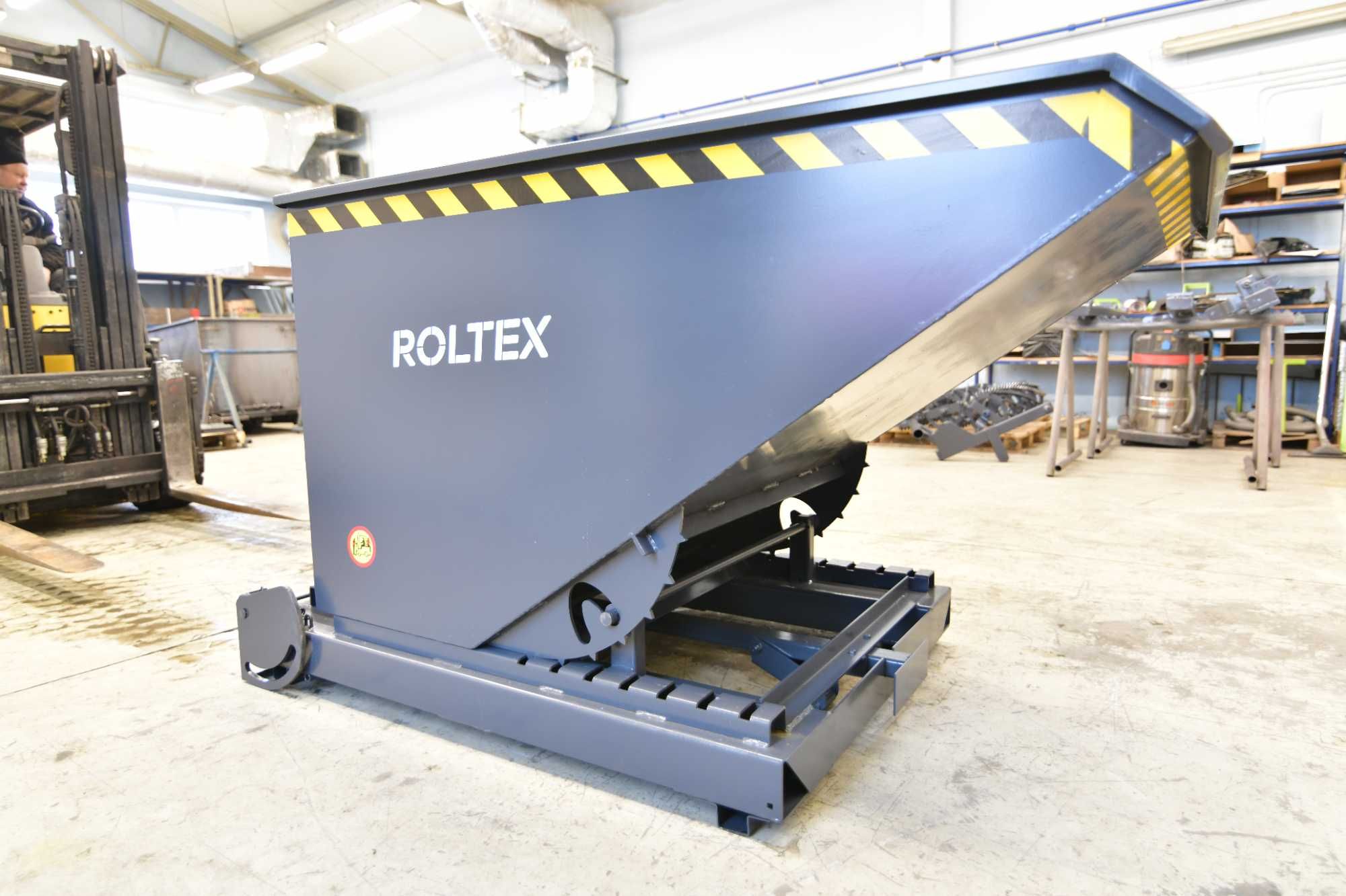 Kontener / Kontener samowyładowczy / Pojemnik metalowy / Koleba 1100L