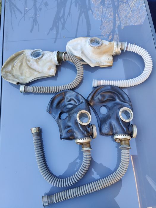 Maski przeciwgazowe z okresu PRL