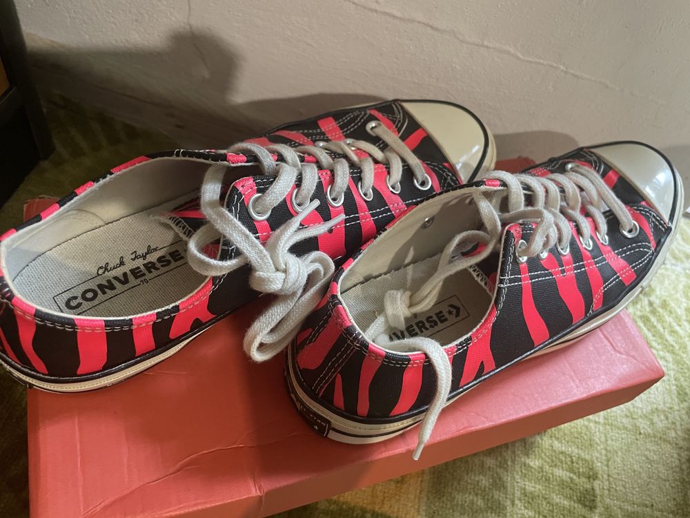 Trampki converse chuck 70 vintage krótkie zebra