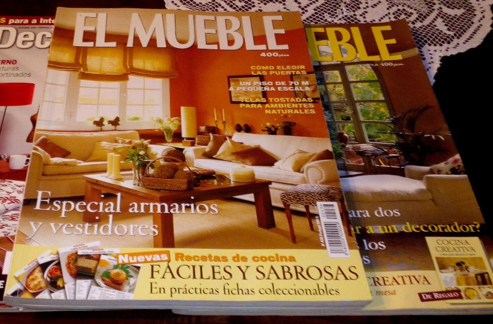 Decoração - Revistas EL MEUBLE - preço especial para 10 ou mais.