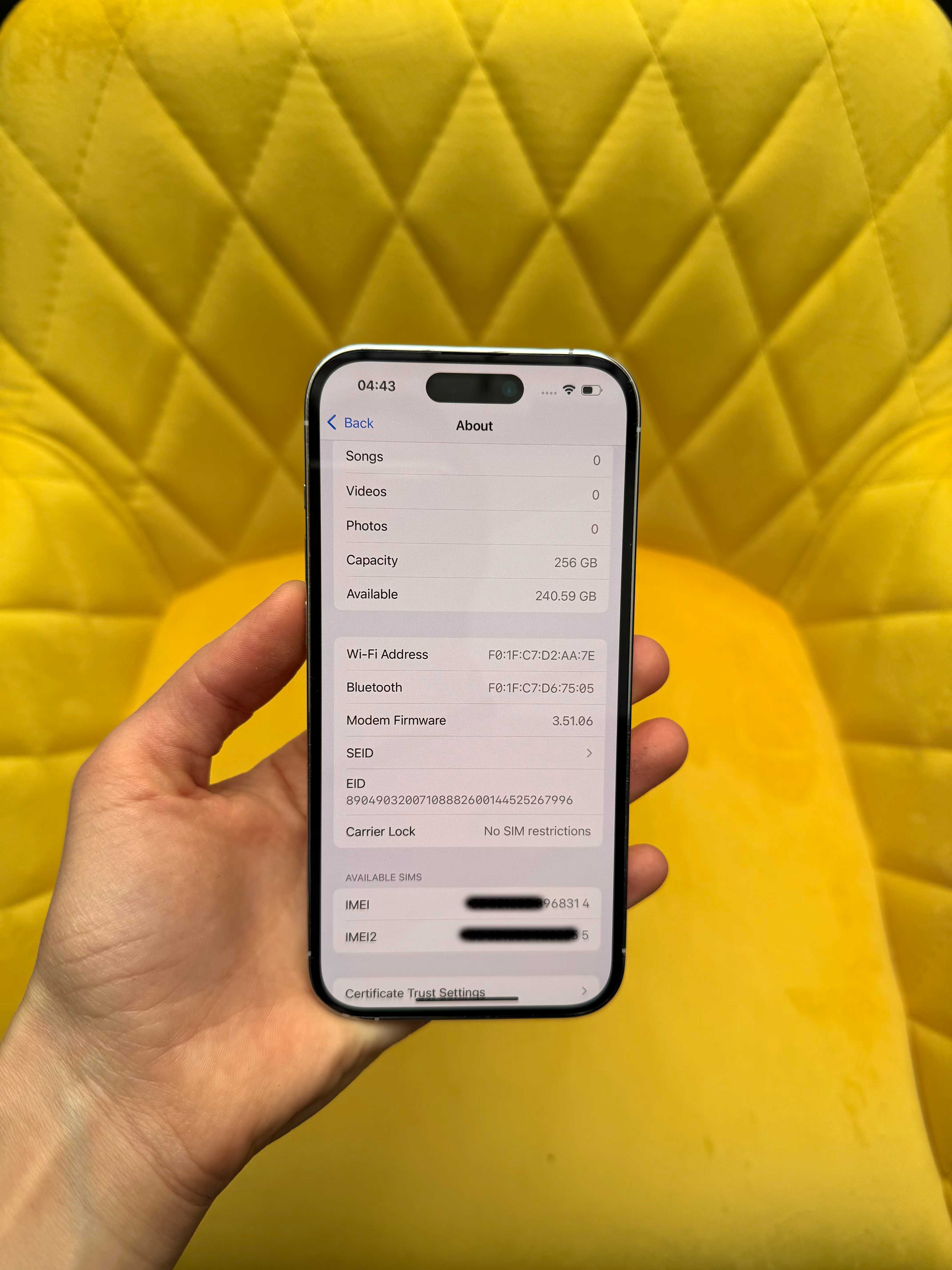 iPhone 14 Pro 256 Silver 100% Гарний Стан Neverlock Європа
