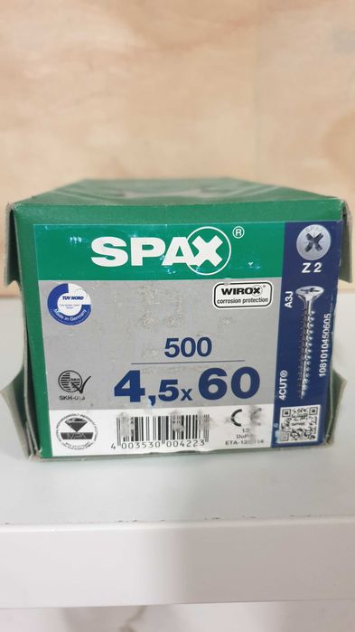 Wkręty SPAX 4,5x60