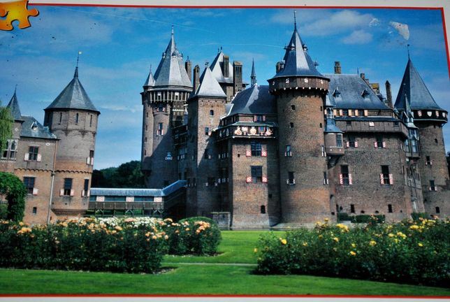 Пазлы 1000  картина большая 68х44 см Замок де Хаар замок в Нидерландах