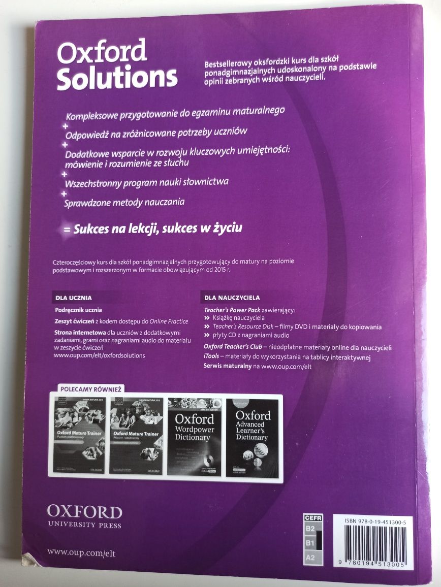 Oxford Solutions Intermediate Workbook