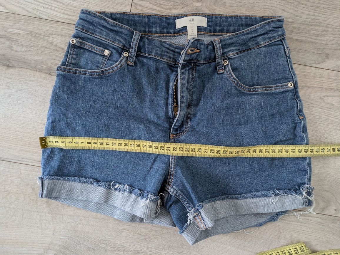 Krótkie jeansowe spodenki H&M 36 S
