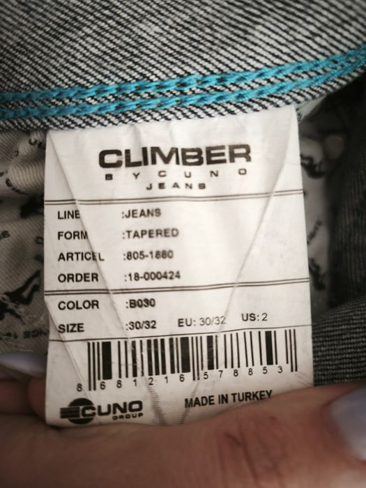 Джинсы Climber Tapared Fit р.30/32