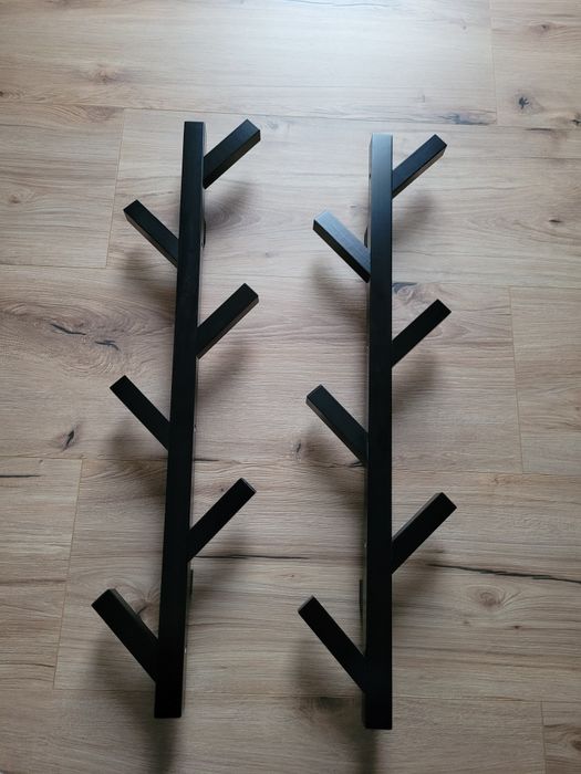Wieszak czarny ikea tjusig