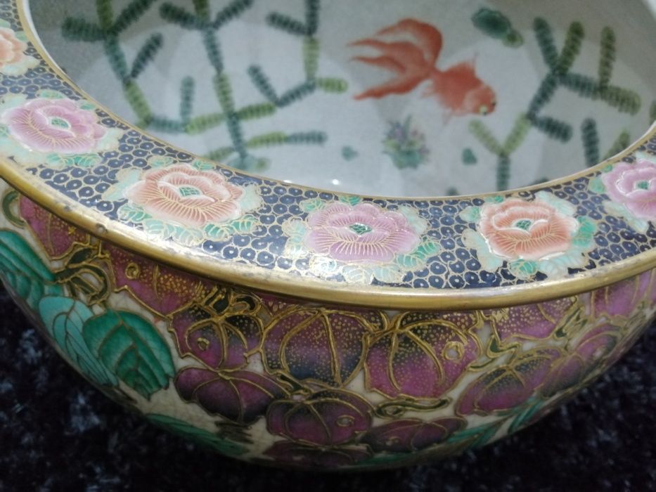 Vaso / cachepot porcelana chinesa