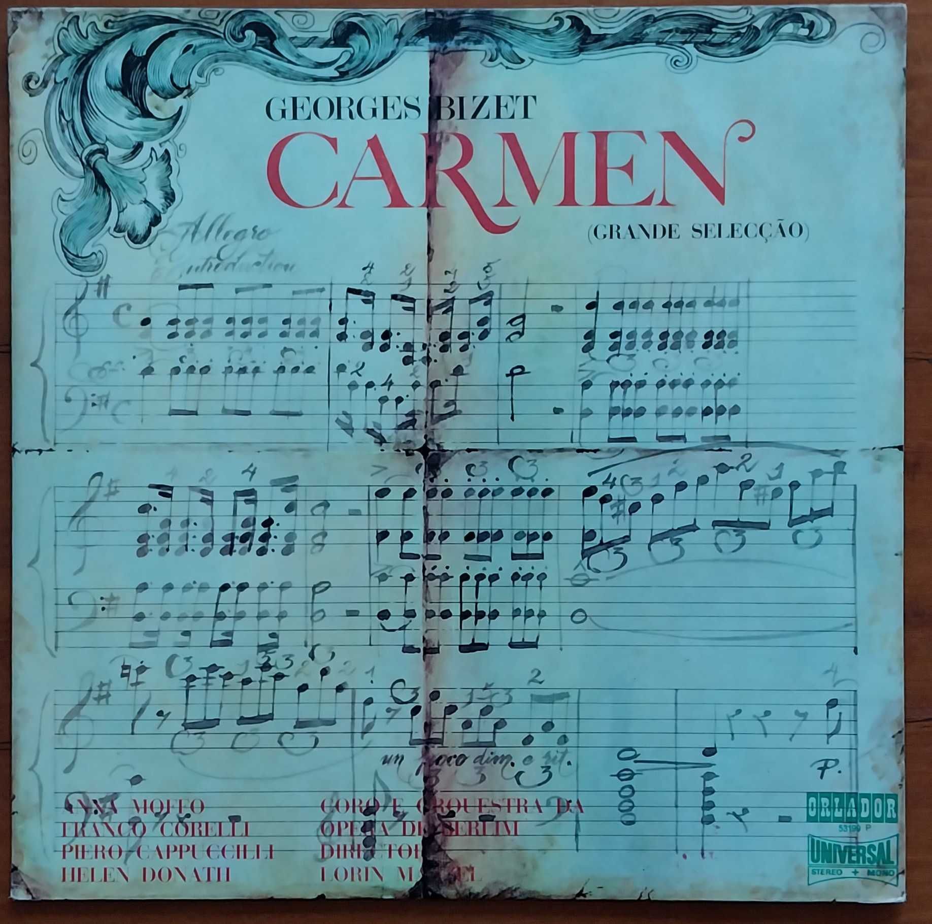 vinil: Lorin Maazel “Georges Bizet – Carmen (Grande selecção)”