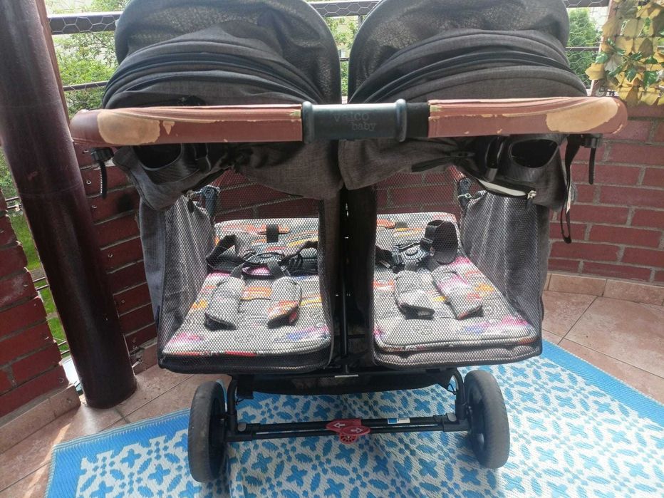 Wózek bliźniaczy valco snap Duo trend