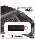Pen USB 3.2 Kingston DataTraveler Exodia Drive DTX 256 GB ENVIO GRÁTIS