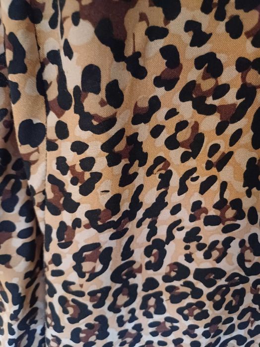 Vestido padrão leopardo NOVO