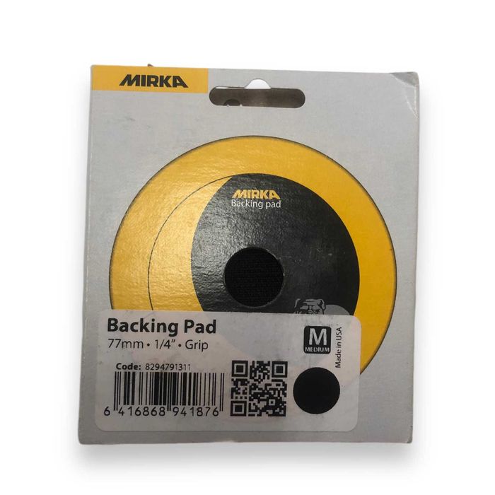 Tarcza robocza z rzepem Backing Pad - MIRKA - 77mm
