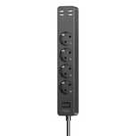 Listwa Zasilająca Xo Wl10 4Usb 1.8M (Czarny)
