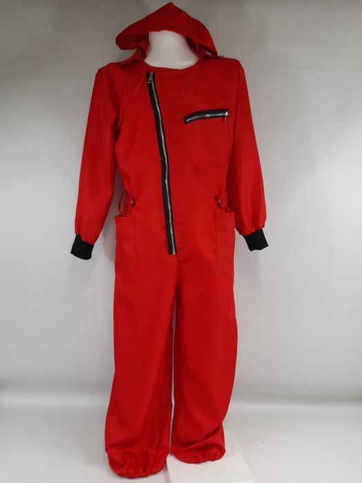 Strój karnawałowy czerwony kombinezon r M