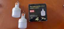 Lâmpada Led com bateria recarregável (pack 2 unidades)