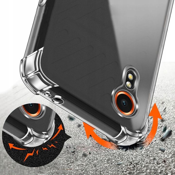 Etui do Galaxy Xcover 7 AntiShock Case Obudowa Wzmacniane Naroźniki