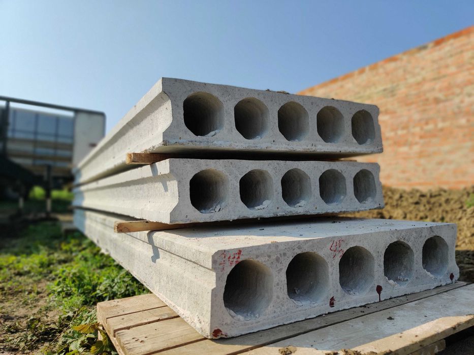 Панелі перекриття, Пустотні плити перекриття, Плиты перекрытия!