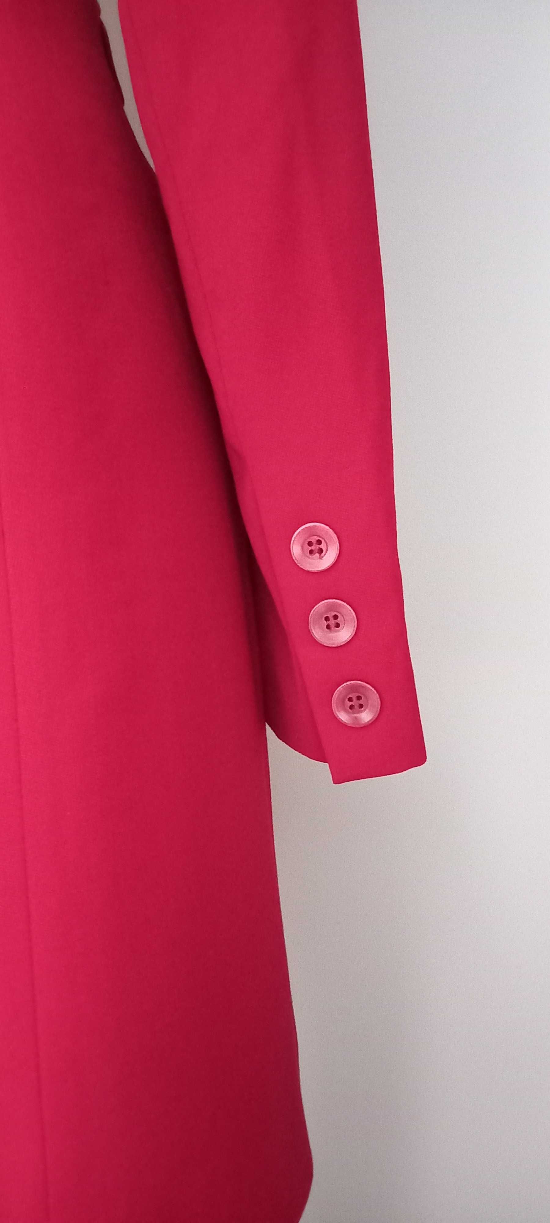 Jasper Conran 100% wełna długi żakiet marynarka r. XS / 34