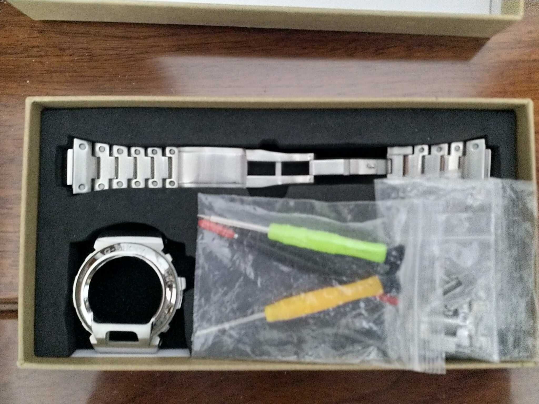 Casio G-Shock Kit modificacao com Bracelete e caixa de relógio