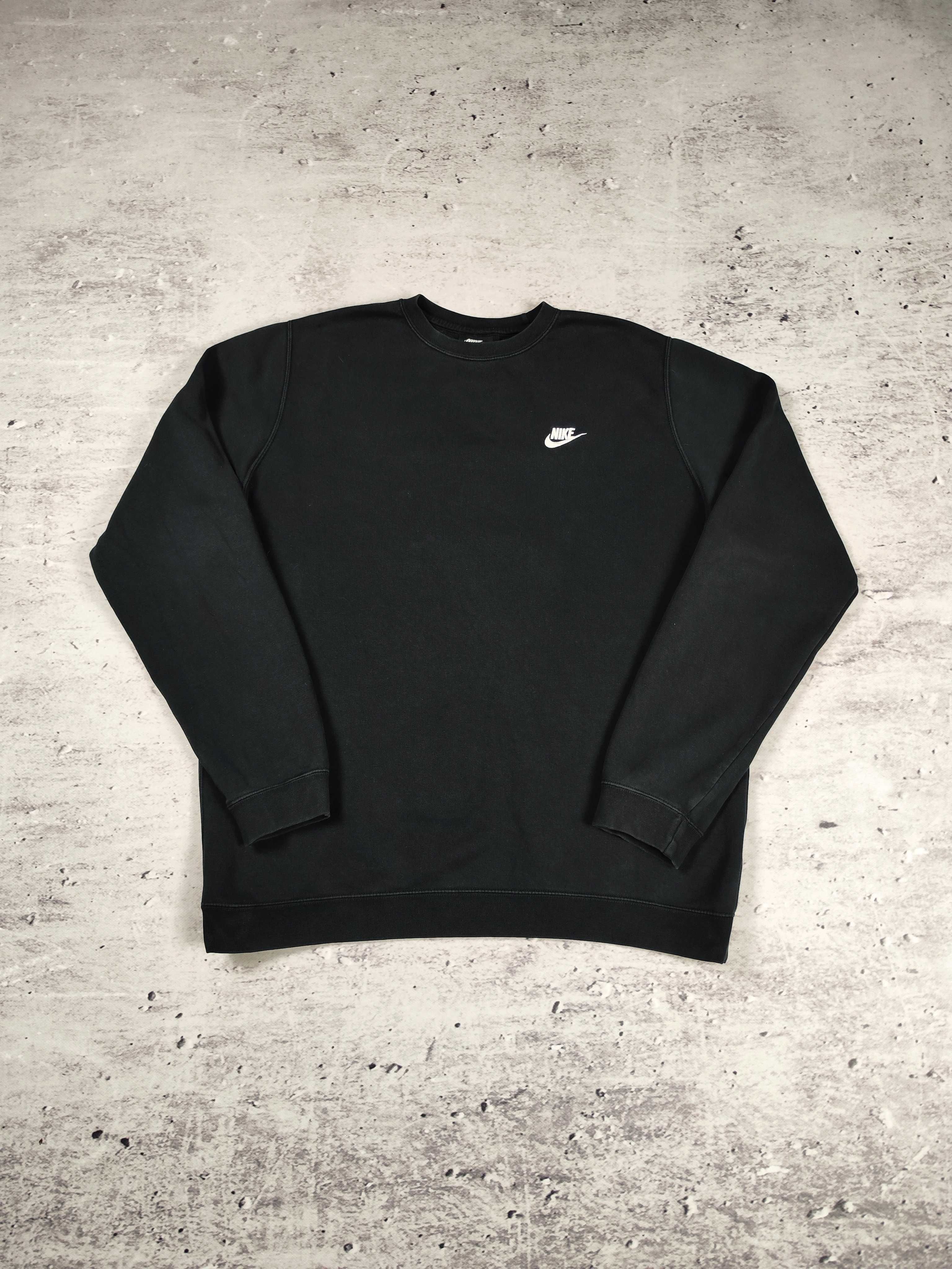 Bluza Nike basic czarna crewneck męska r. XL