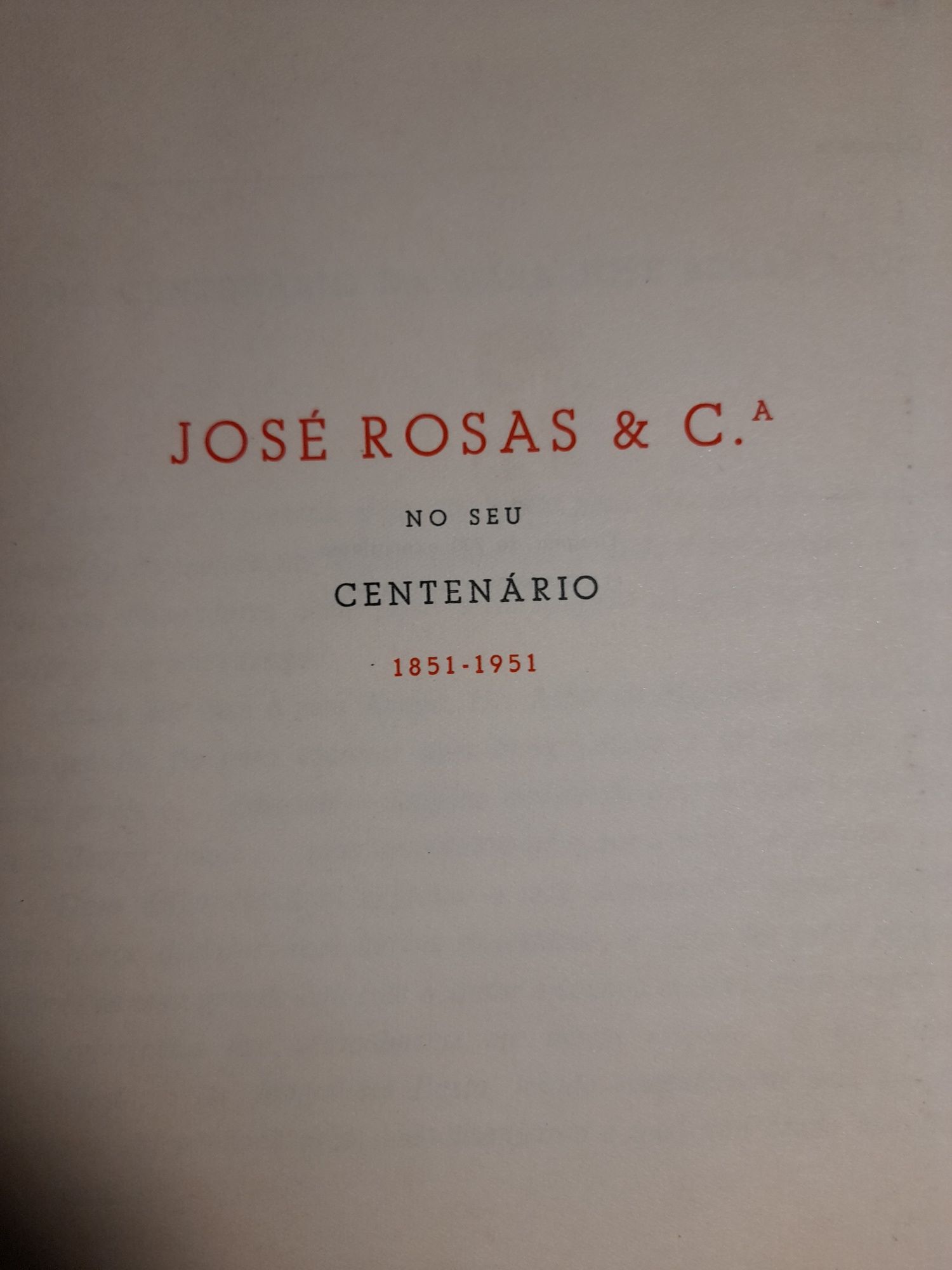 Livro - Ourives José Rosas e Companhia - 1851 a 1951