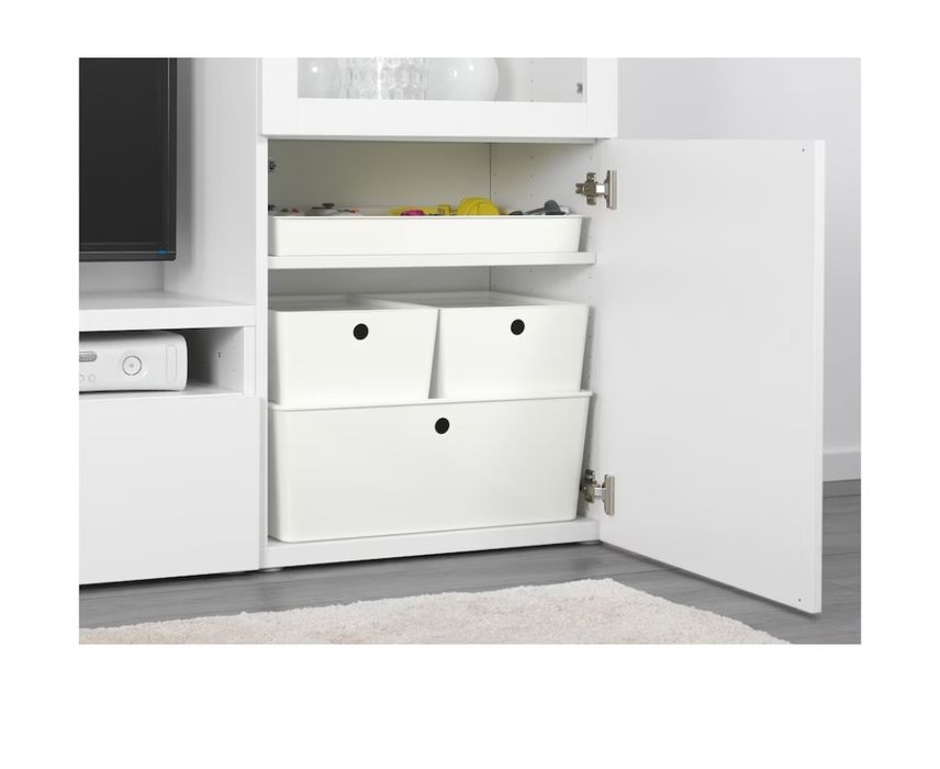 KUGGIS, wkład ikea z 6 przegródkami biały 36x53 organizer na drobiazgi