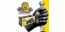 Прочные нитриловые перчатки Lion Grip 100 шт РАЗМЕР М для СТО