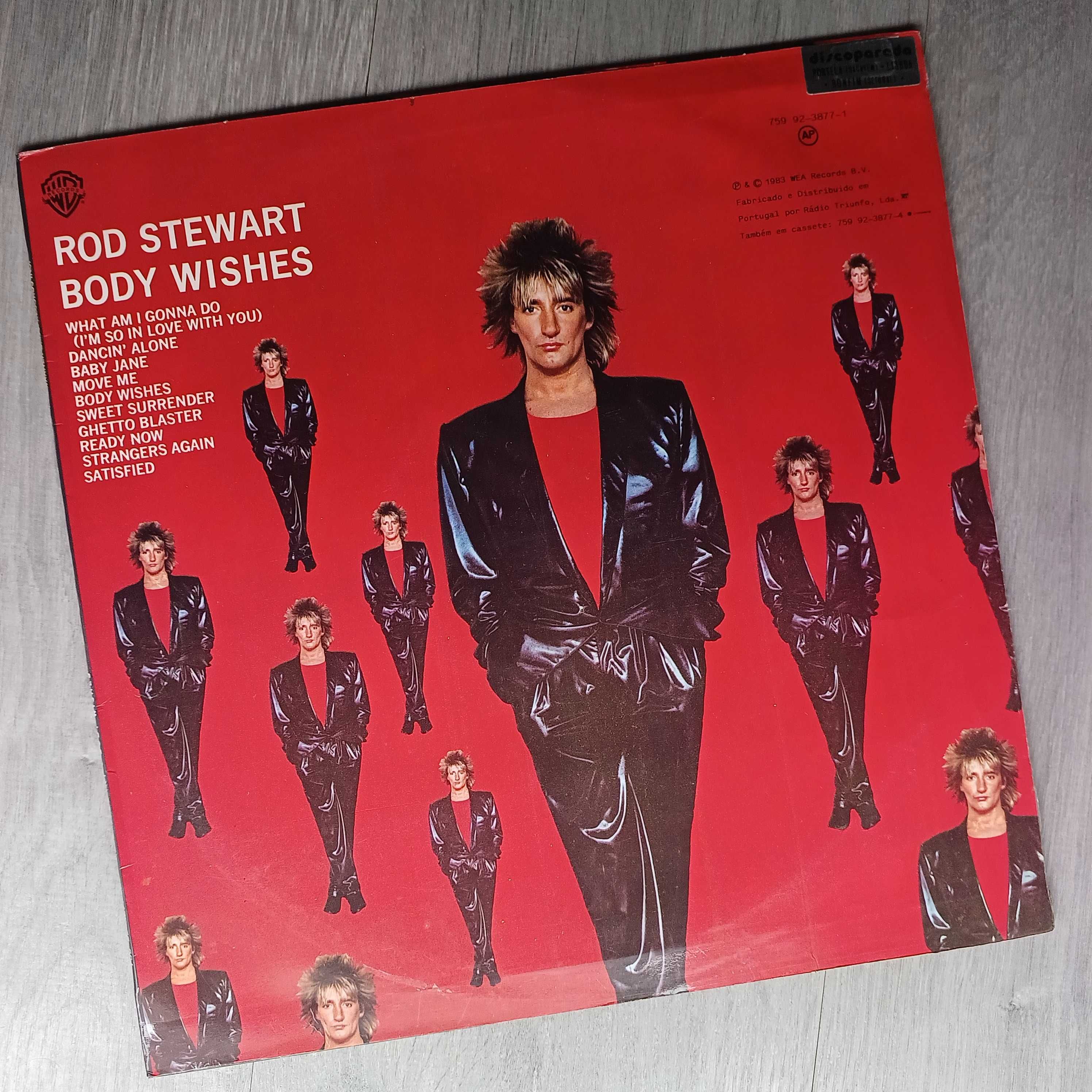 Rod Stewart LP Body Wishes Portugal