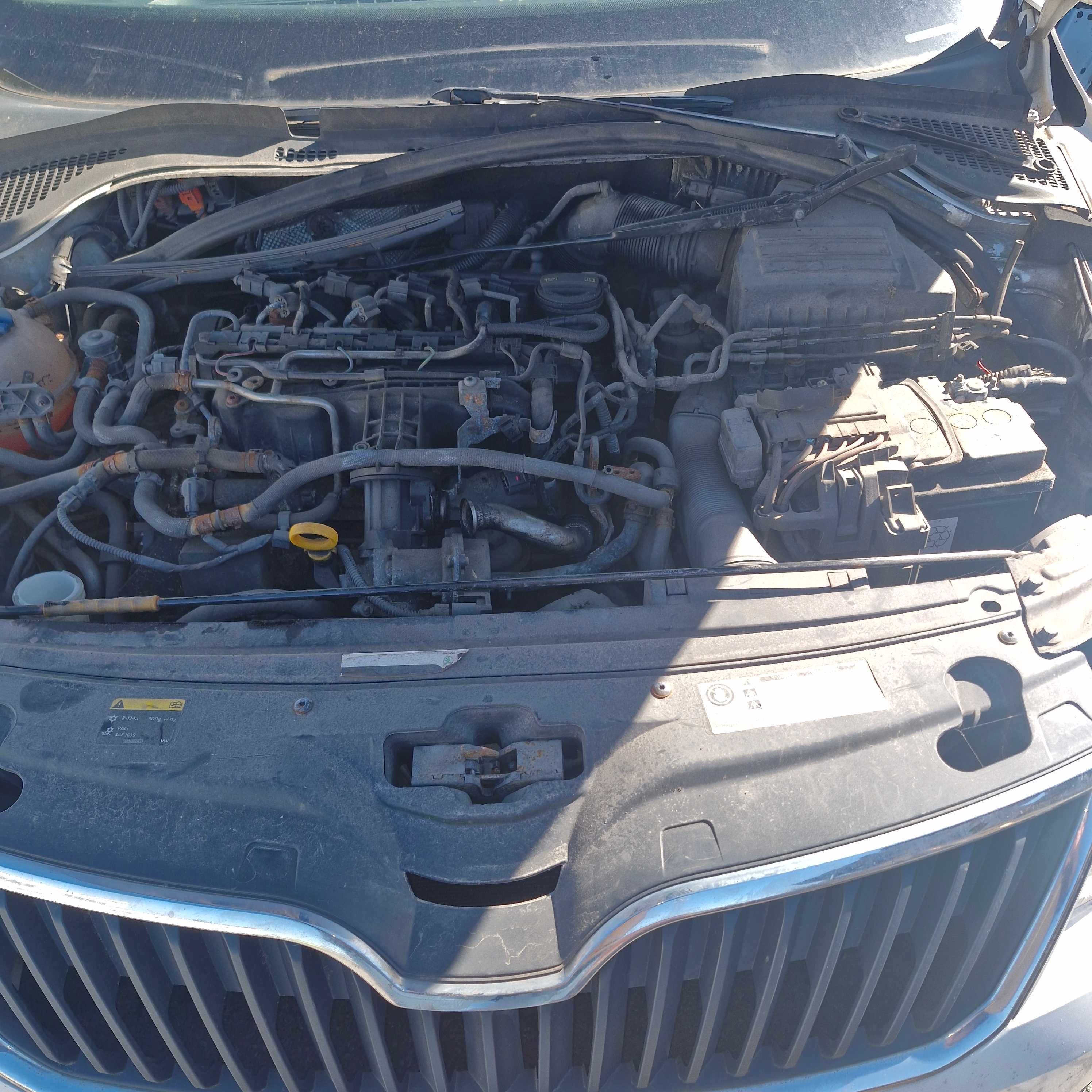 Skoda Rapid 1,6 tdi uszkodzony silnik