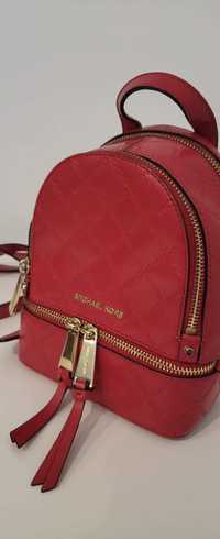 Plecak czerwony Rhea Mini Leather Backpack Michael Kors
Rhea Mini Lea