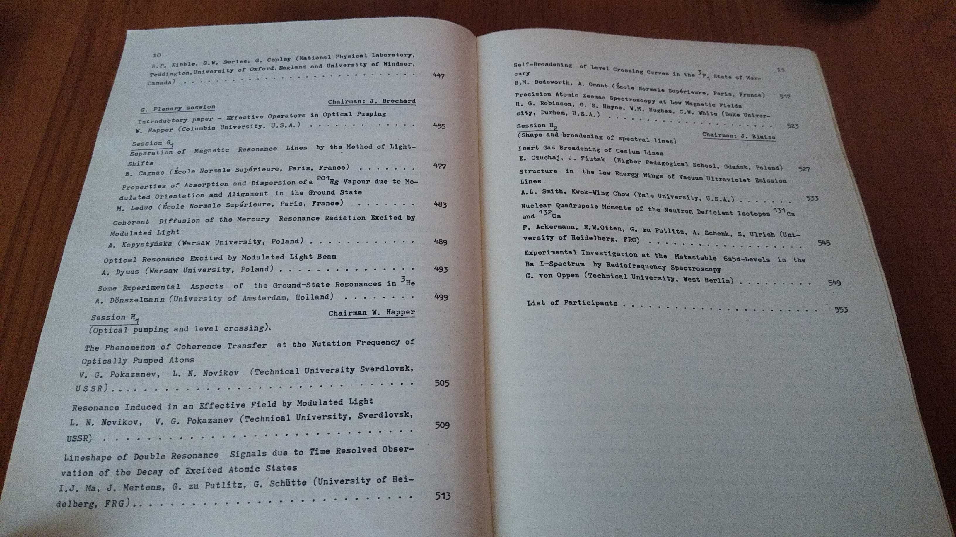 Optical pumping and atomic line shape proceedings of the ... Skaliński