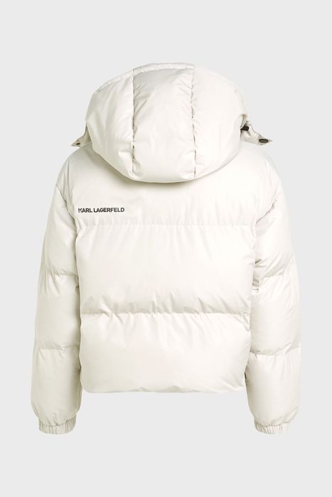 Жіноча біла/молочна куртка ikon Karl Lagerfeld A3W15020
