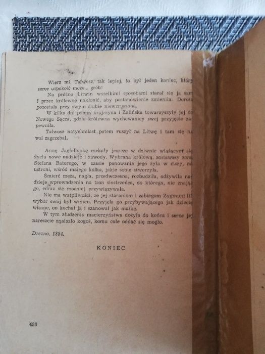Infantka - Ignacy Kraszewski - Wydanie I z 1955 roku