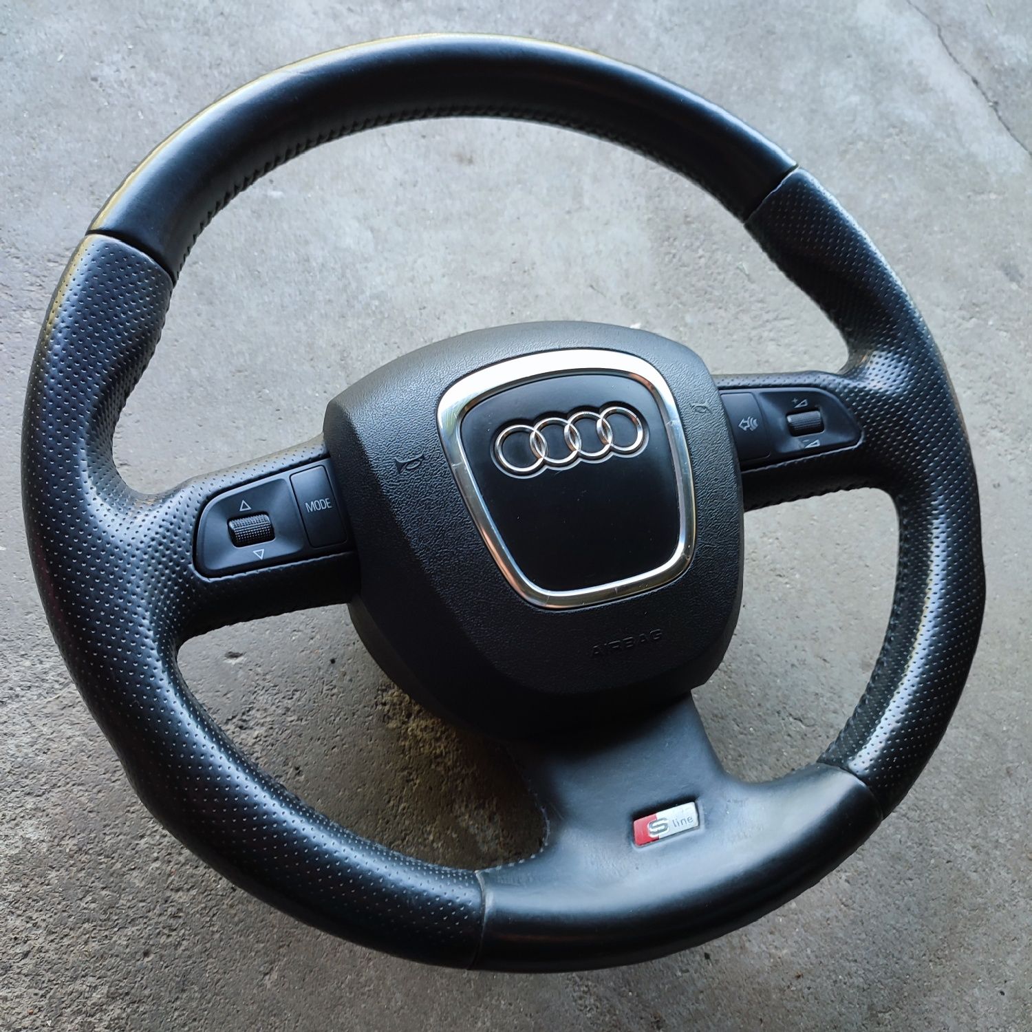 Kierownica S-line multi łopatki F1 Airbag Audi A4 B7 B8 A6 C6 A8 D3 Q7