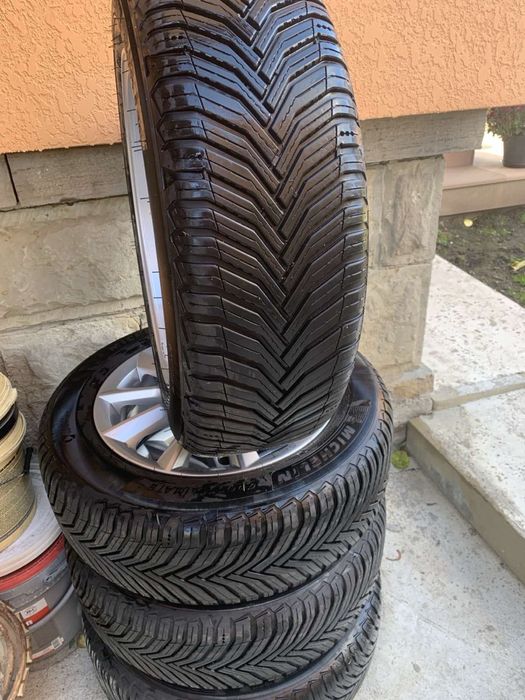 Диски титанові R16 5/112 резина зима 205/55 Michelin