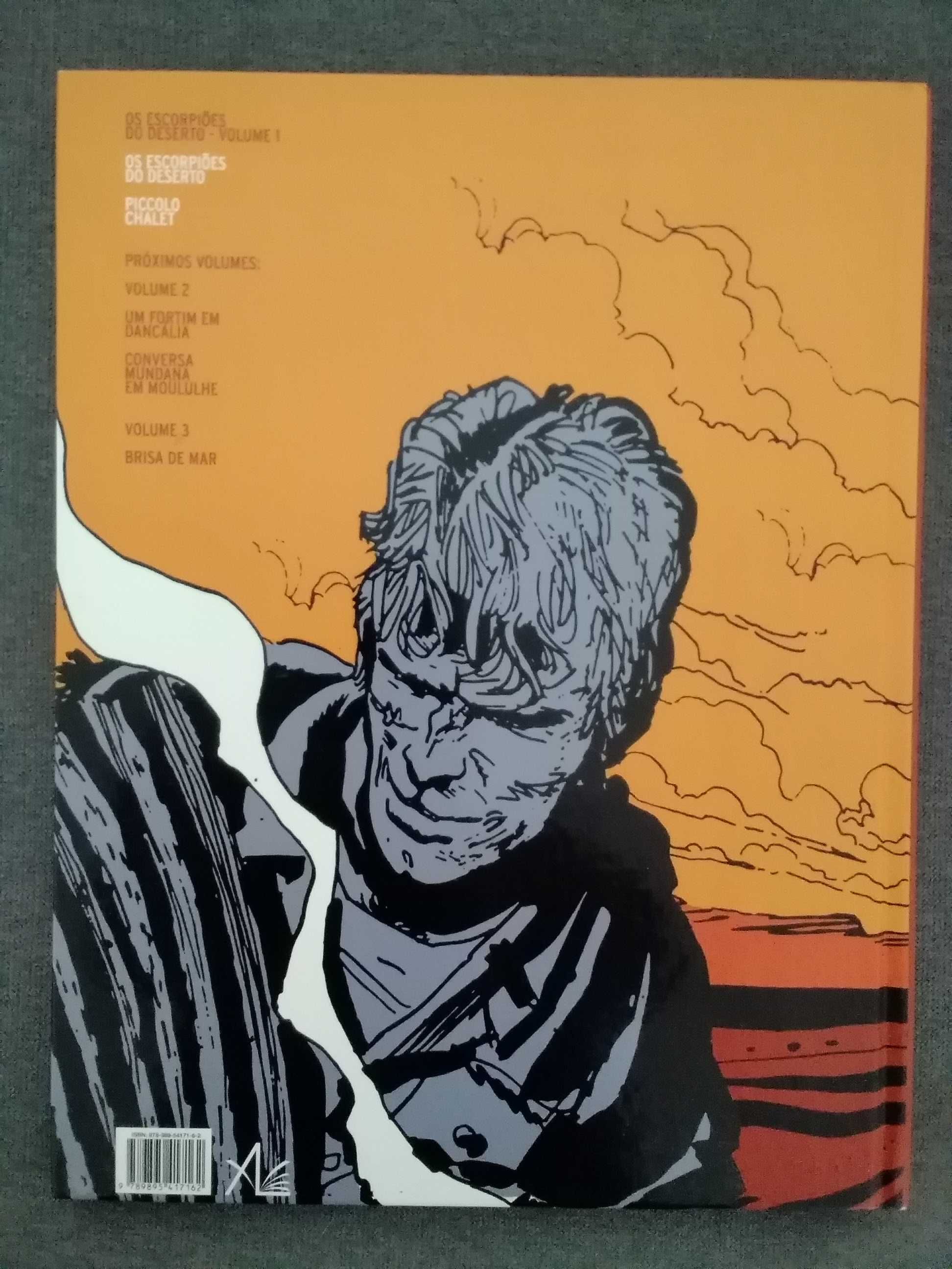 Livro BD Hugo Pratt - Os Escorpiões do Deserto - Volume 1 - NOVO