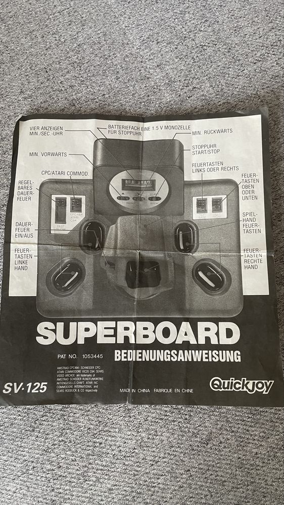 Joystick quickjoy v superboard sv-125