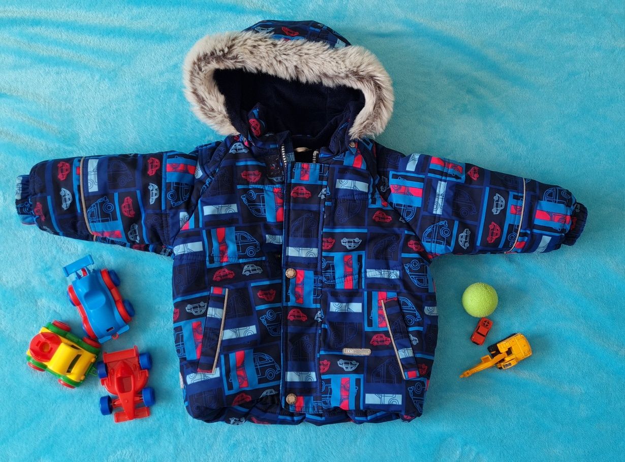 Зимовий комплект куртка та напівкомбінезон 80 р.