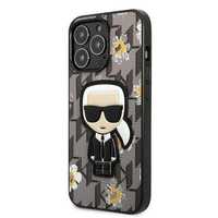 Etui Ochronne Karl Lagerfeld Flower Ikonik Karl iPhone 13 Pro Szary