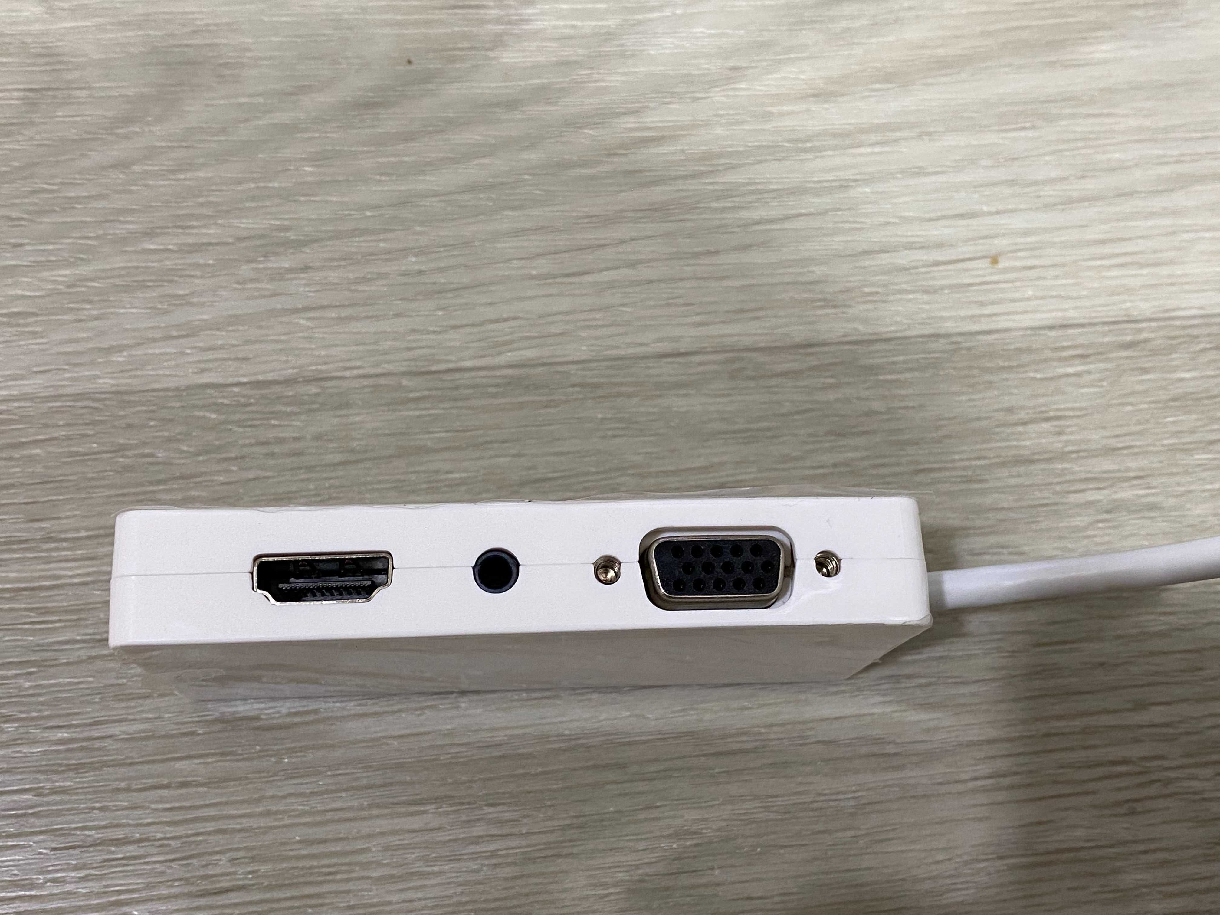 Переходник R-1133A mini DisplayPort adapter 4 in 1 DVI+HDMI+VGA+3.5mm