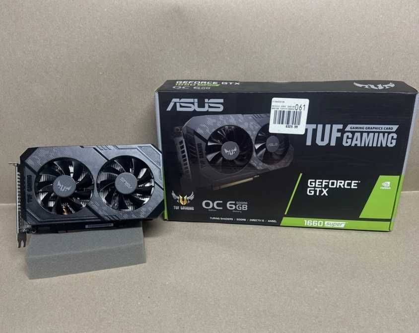 Відеокарта Asus TUF Gaming GeForce GTX 1660 SUPER 6 ГБ TUF GAMING
