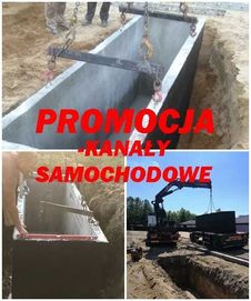 Kanał samochodowy Warsztatowy betonowy 4m do garażu PRODUCENT szamba