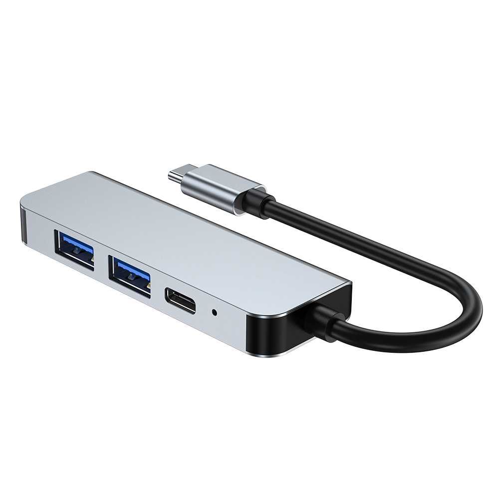 Rozgałęziacz USB HUB przejściówka USB-C 4w1 2xUSB HDMI