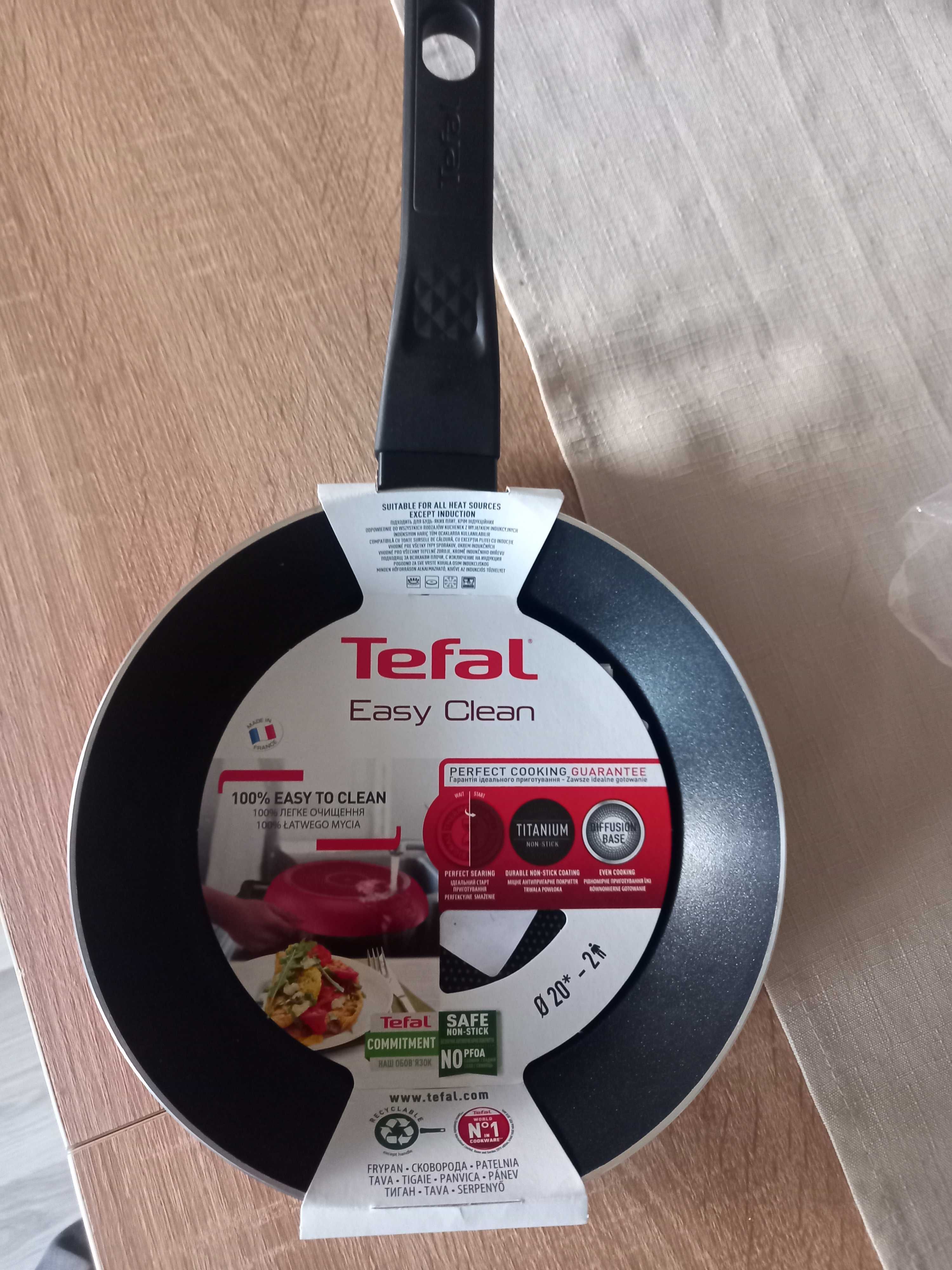 Tefal Easy Cook Clean – patelnia 20 cm z funkcją Thermo Signal