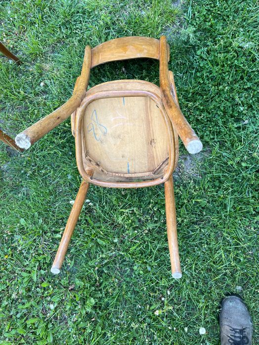 Stare krzesło gięte komplet 2 sztuki